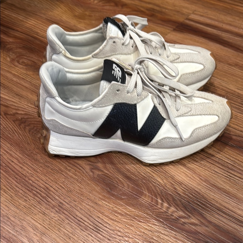 New Balance Athletic Shoes in White and Black